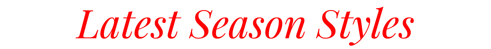 Mid-season Sale, 40% off selected styles