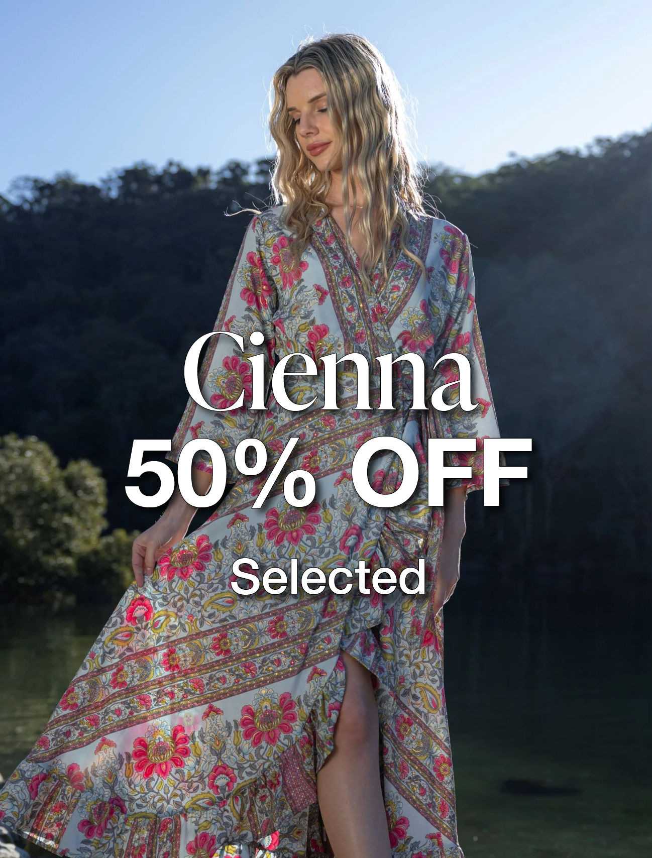50% OFF SELECTED CIENNA