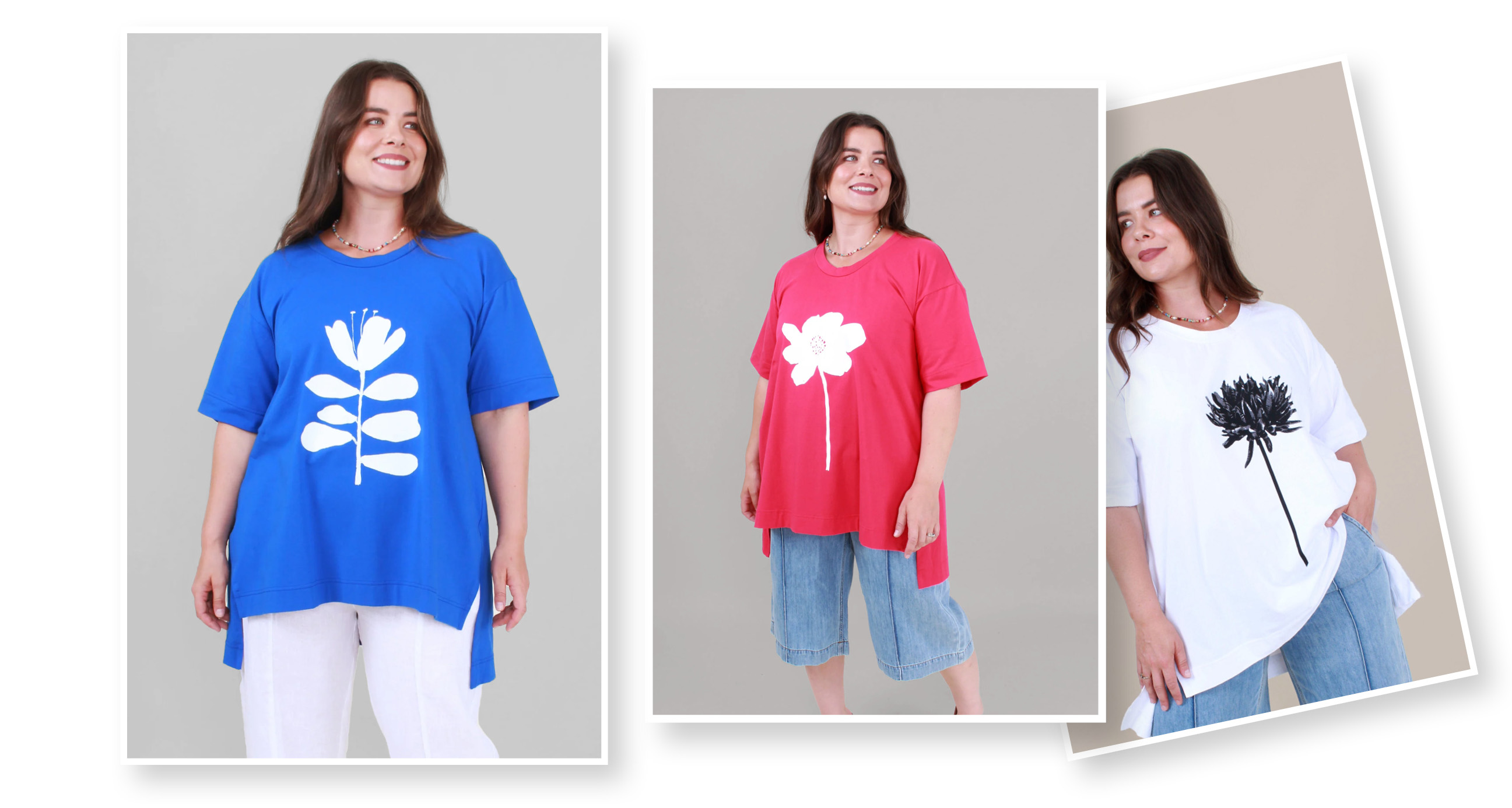 Raven Boxy Tee, sizes to fit 10-26