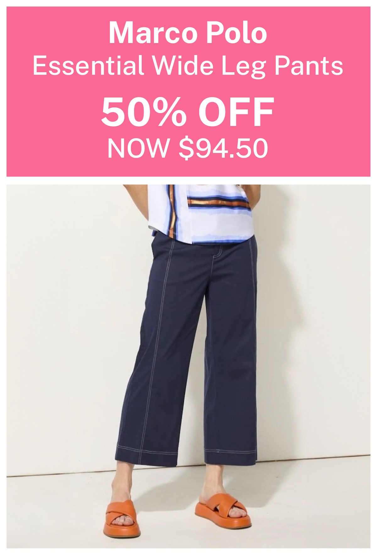 Marco Polo - Essential Wide Leg Pant