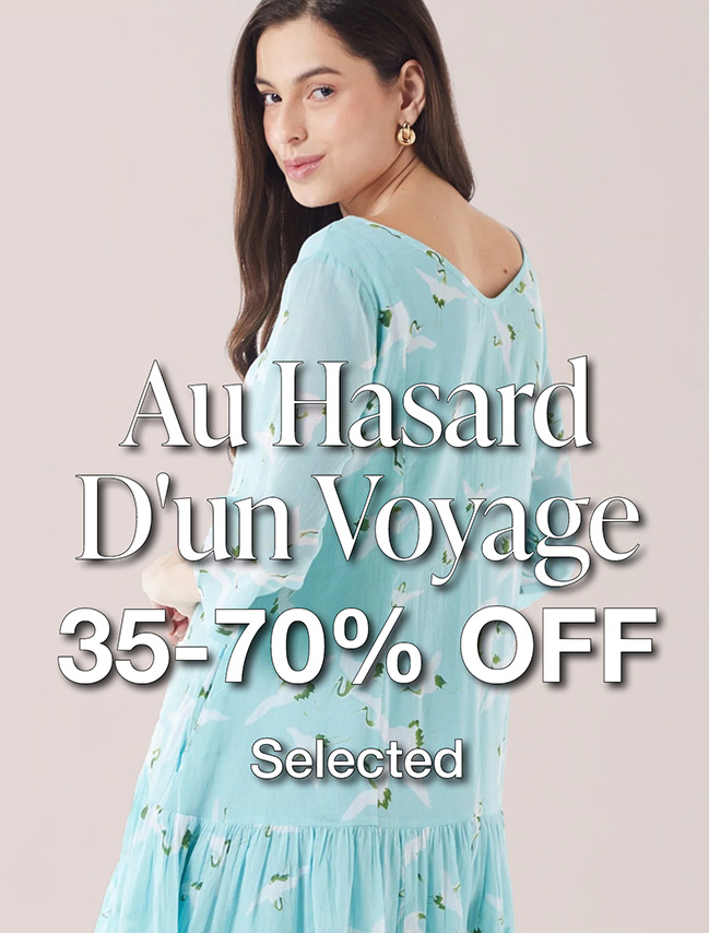 35-70% off selected Au Hasard D'un Voyage