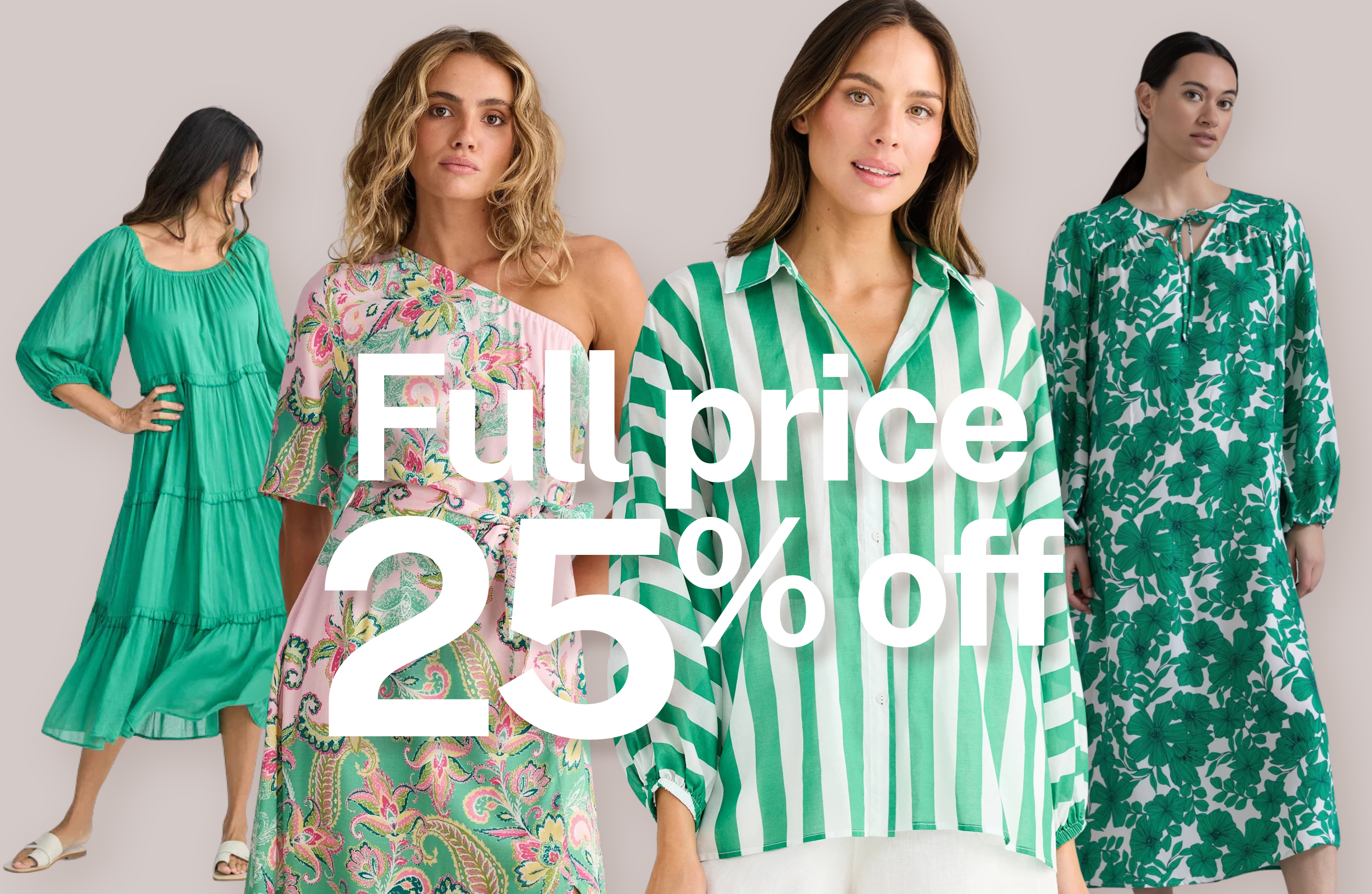 25% OFF FULL PRICE