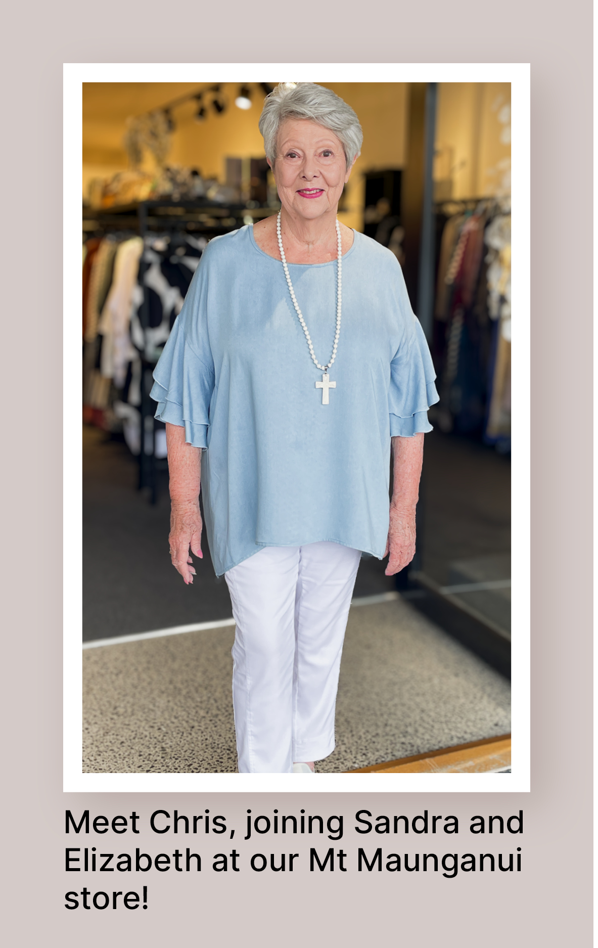 MEET CHRIS, JOINING US AT MT MAUNGANUI!