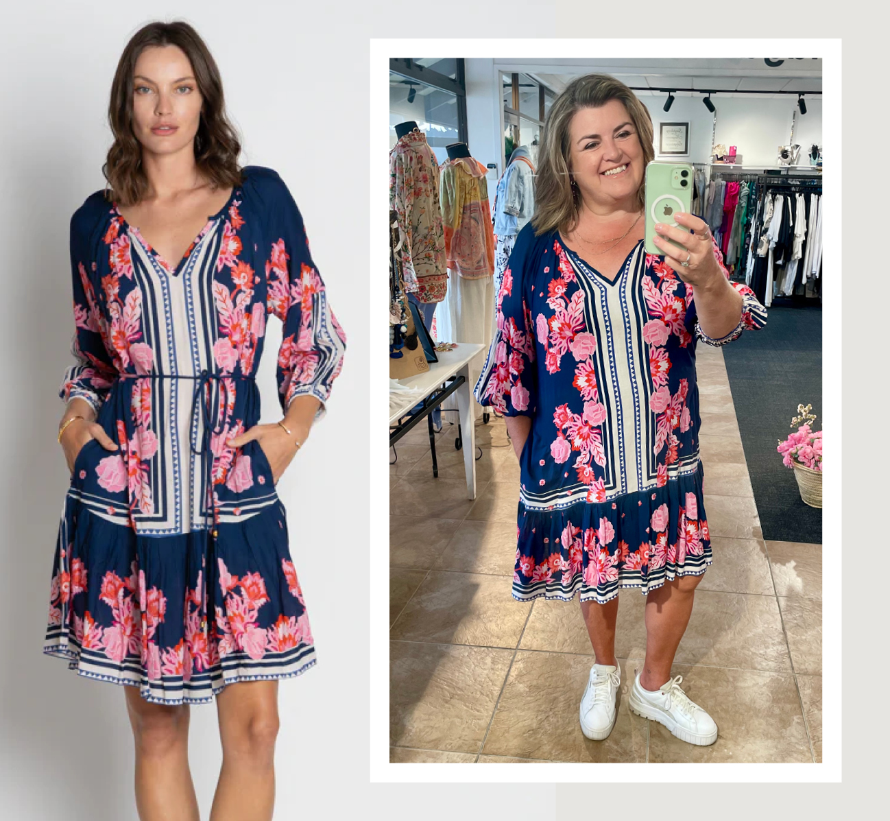 Christchurch's Jane wears the Lula Soul Ladera Dress  35% OFF  + Take an additional 10% off!