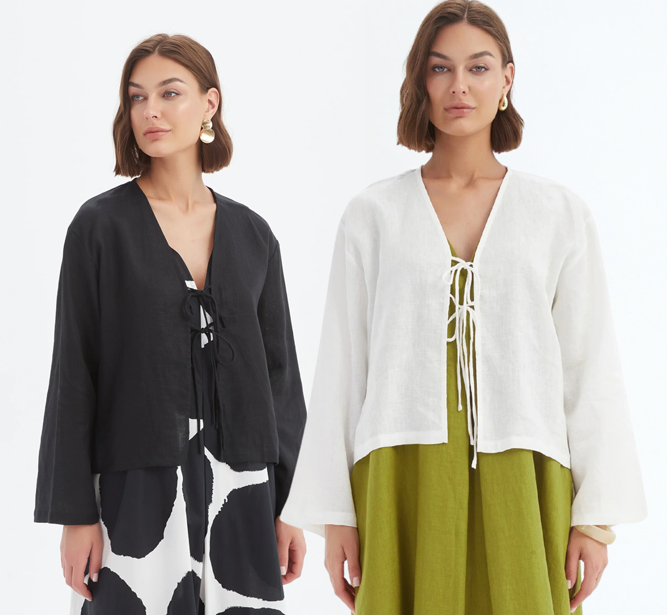 TIRELLI Tie Front Top  70% OFF + Take an additional 10% off!