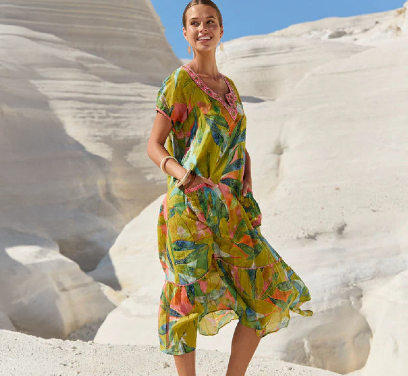 NAUDIC Sao Paulo Maxi Dress  50% OFF + Take an additional 10% off!