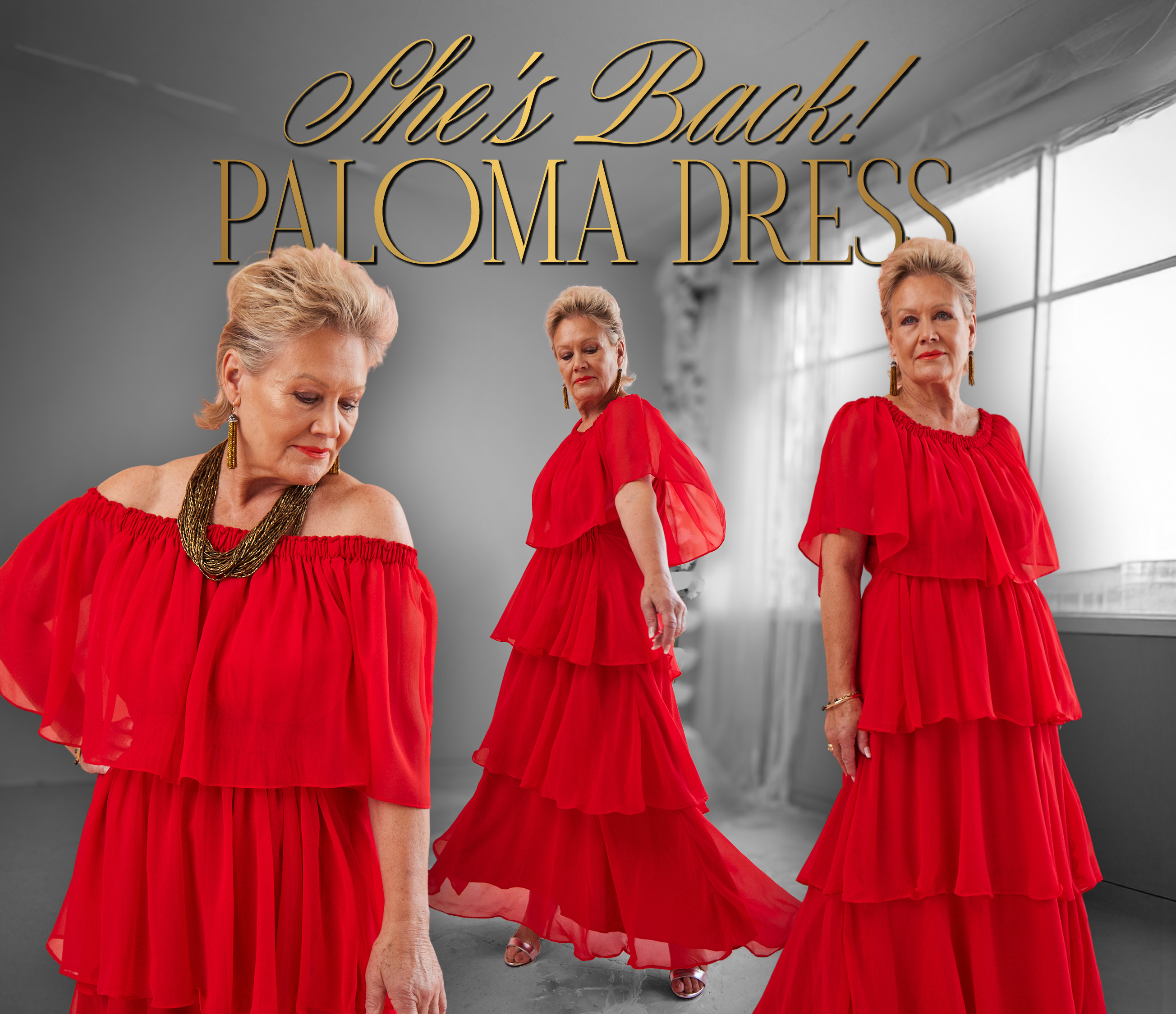 She's Back! Our own best-selling Paloma Dress!