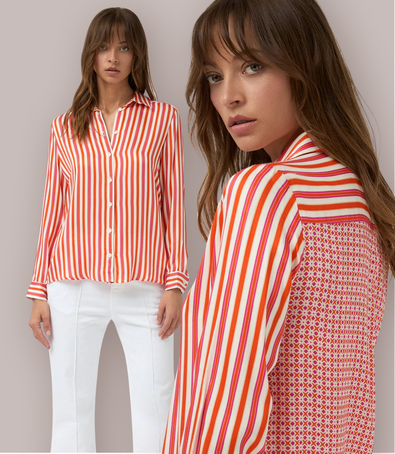 Tinta and Bariloche Yapes Stripe Shirt, sizes 10-24 and