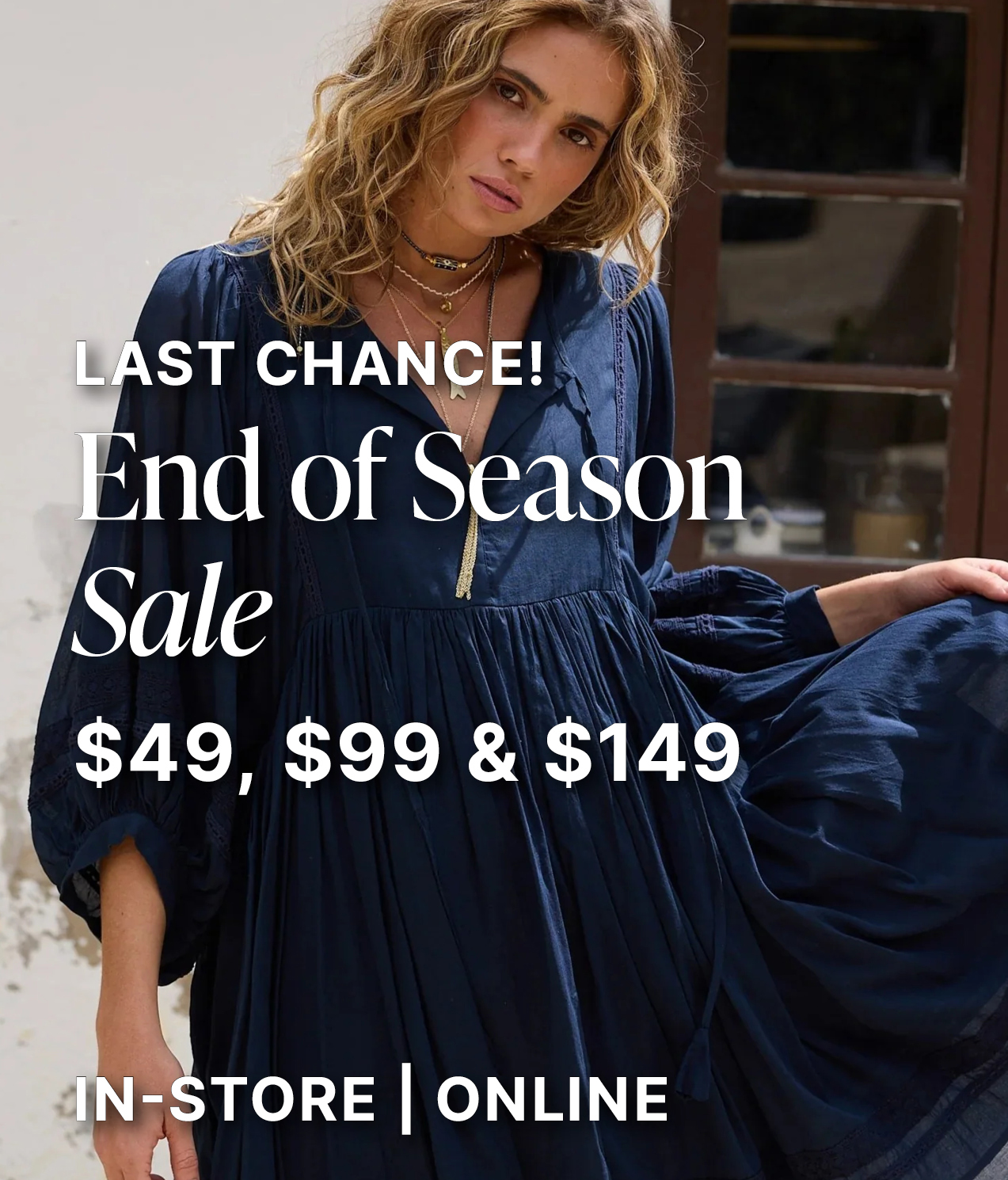 END OF SEASON SALE