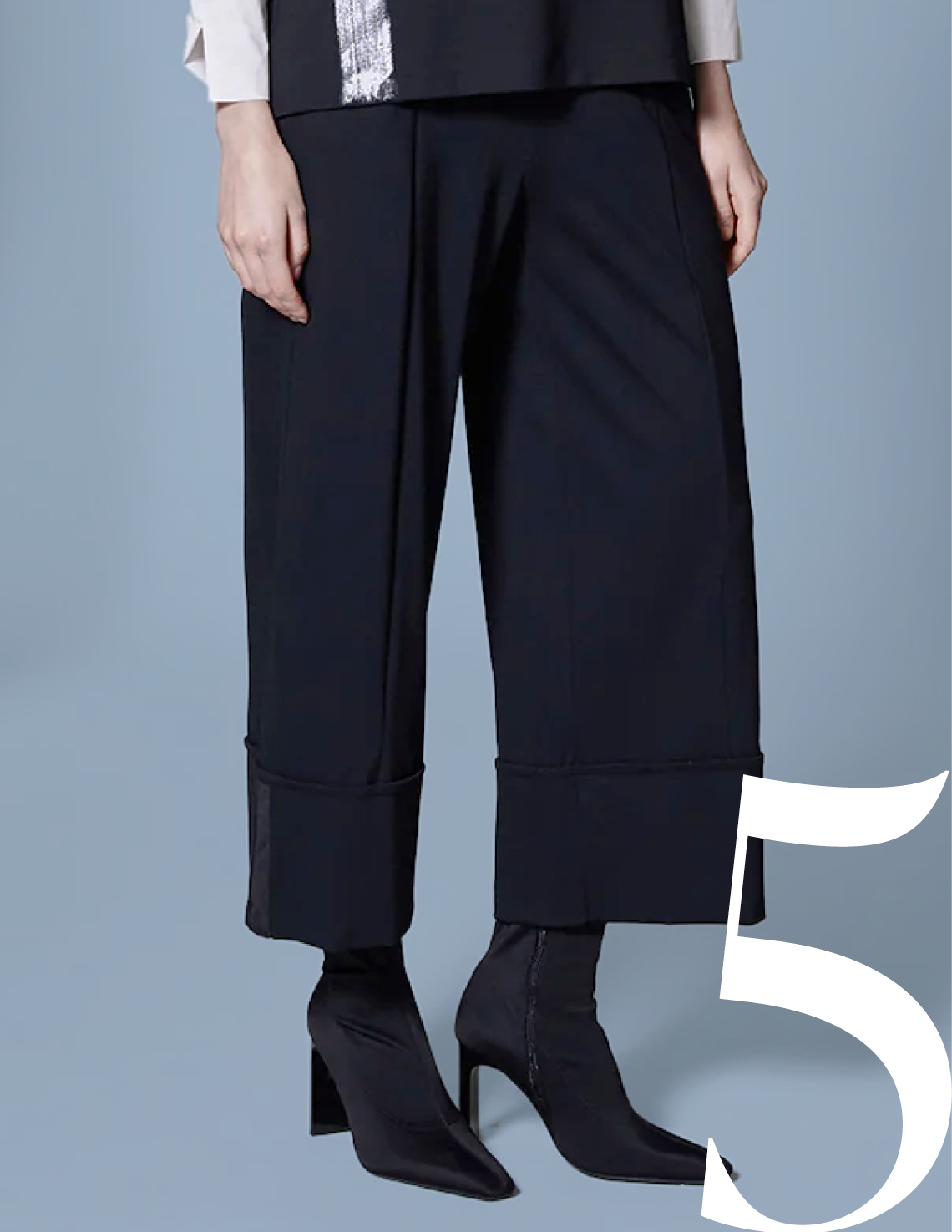 PERUZZI Turn Up Trouser. Sizes 10-18