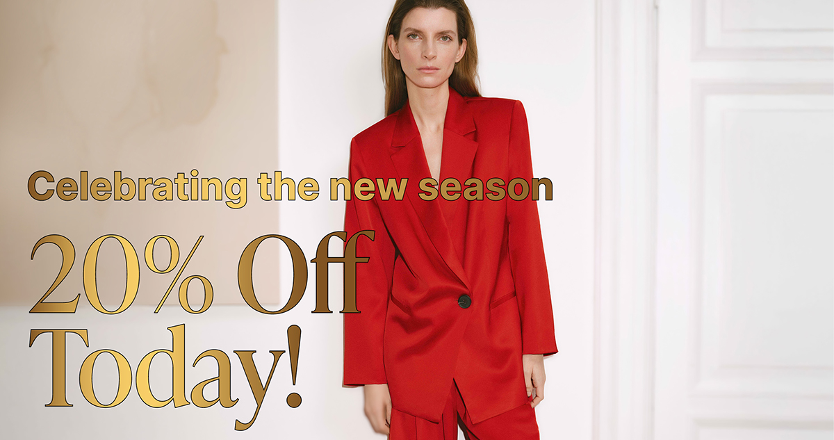 Celebrating the new season with 20% off!