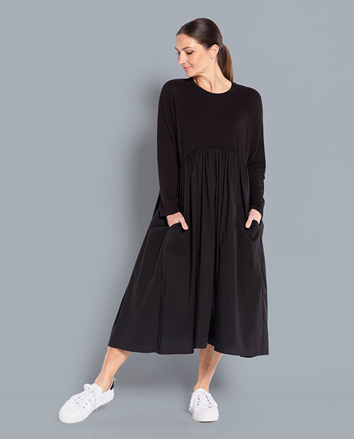 Deborah Spliced Midi Dress