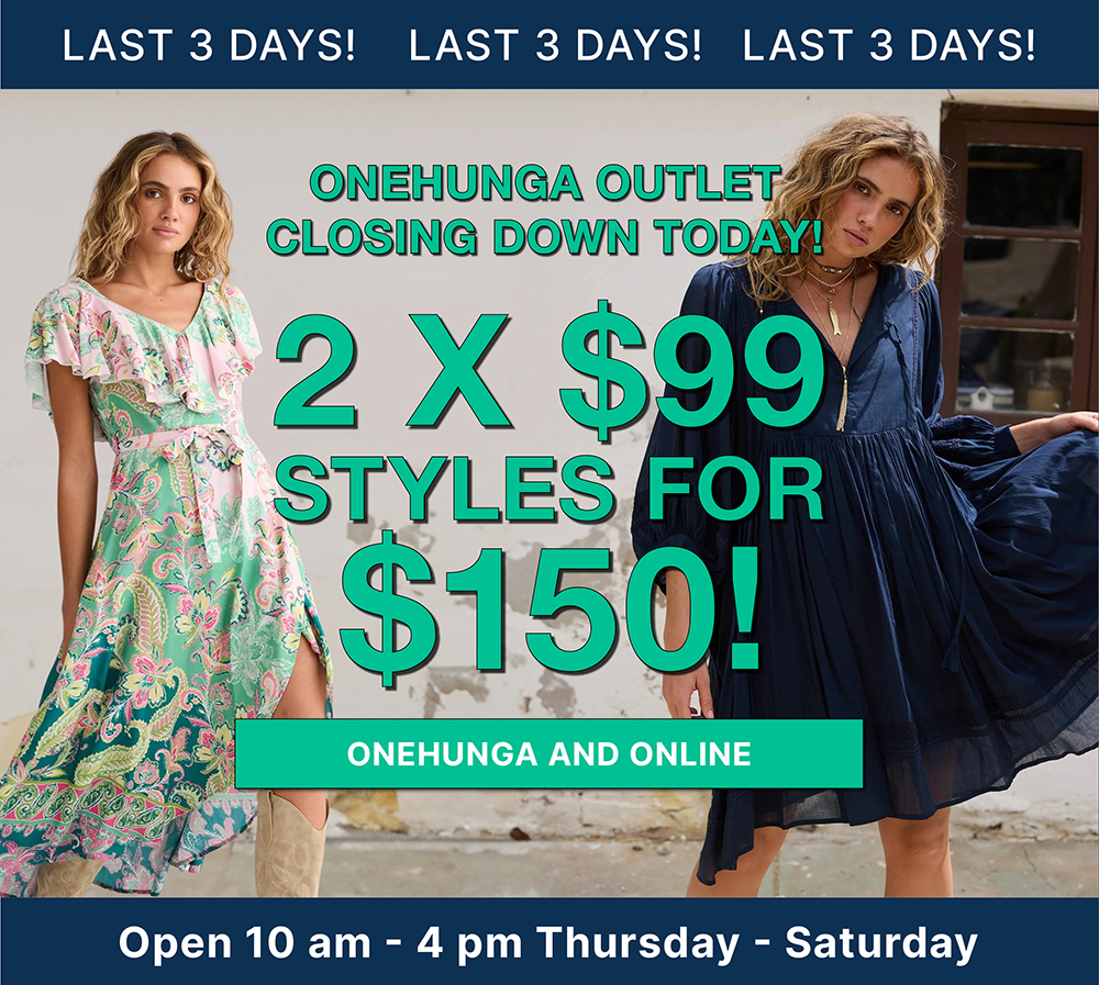 Onehunga - Last 3 days!