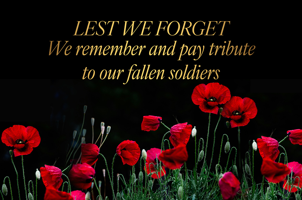 Lest we forget