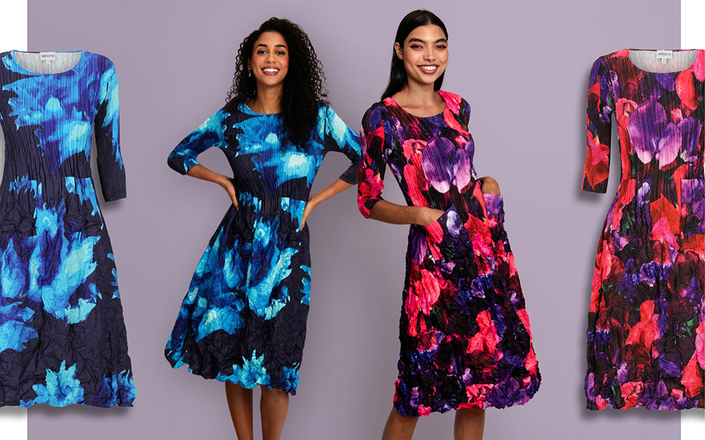 3/4 Sleeve Smash Pocket Dress