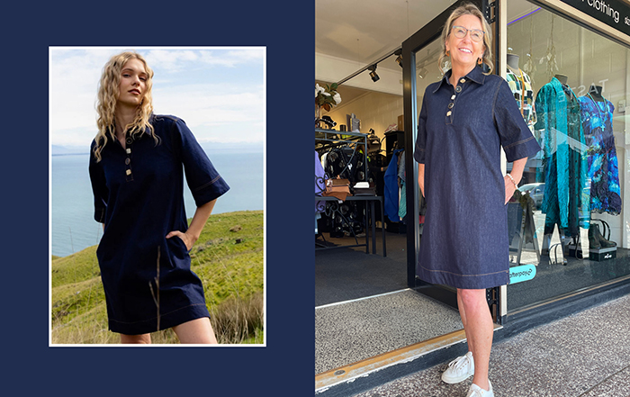 Tracy wears Neris