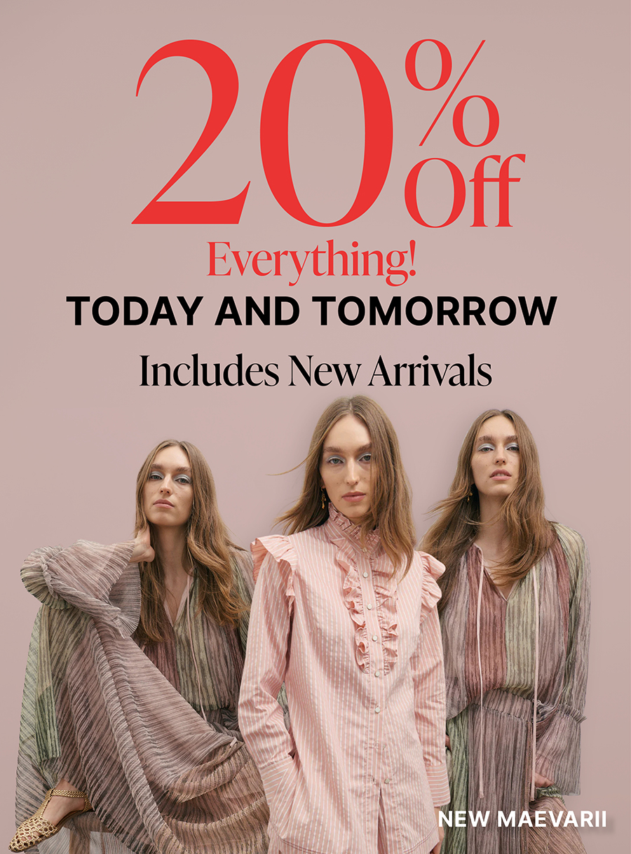 20% off everything, including new!