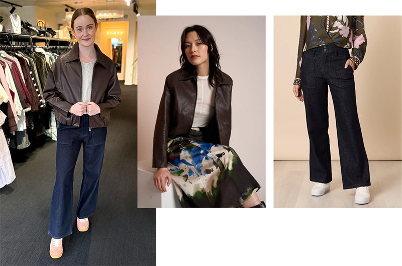 Grace wears Neris and Gordon Smith