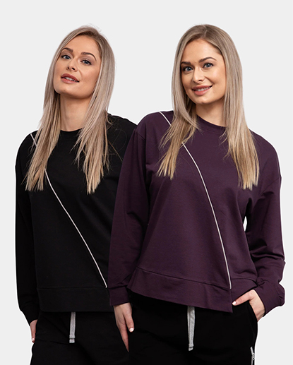 White On Black Sweat