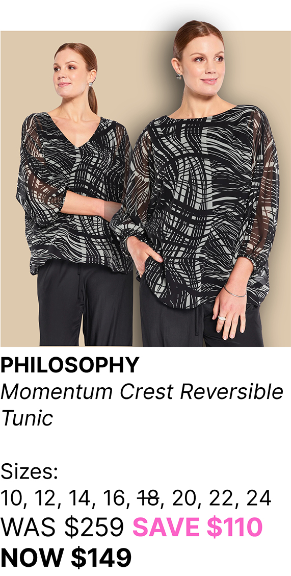 Philosophy Crest Reversible Tunic