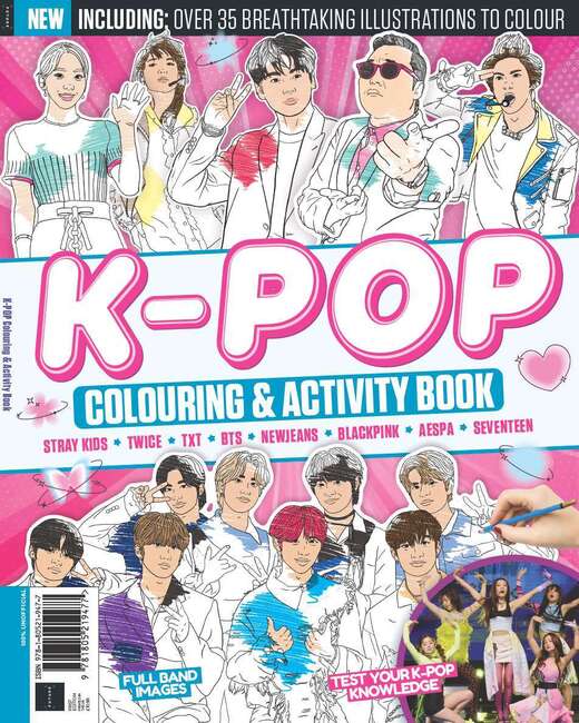 K-Pop Colouring and Activity Book