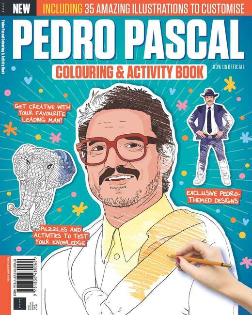 Pedro Pascal Colouring and Activity Book