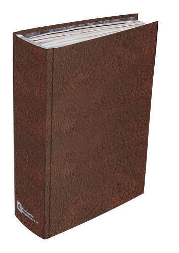 Brown Magazine Storage Binder