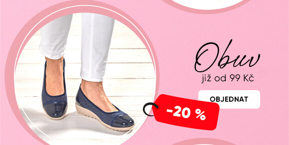 Obuv se slevou - 20 %