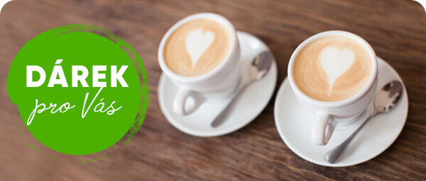 Dárek zdarma ke každé objednávce nad 899 Kč - sada 2 espresso hrníčků