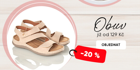 Obuv se slevou - 20 %