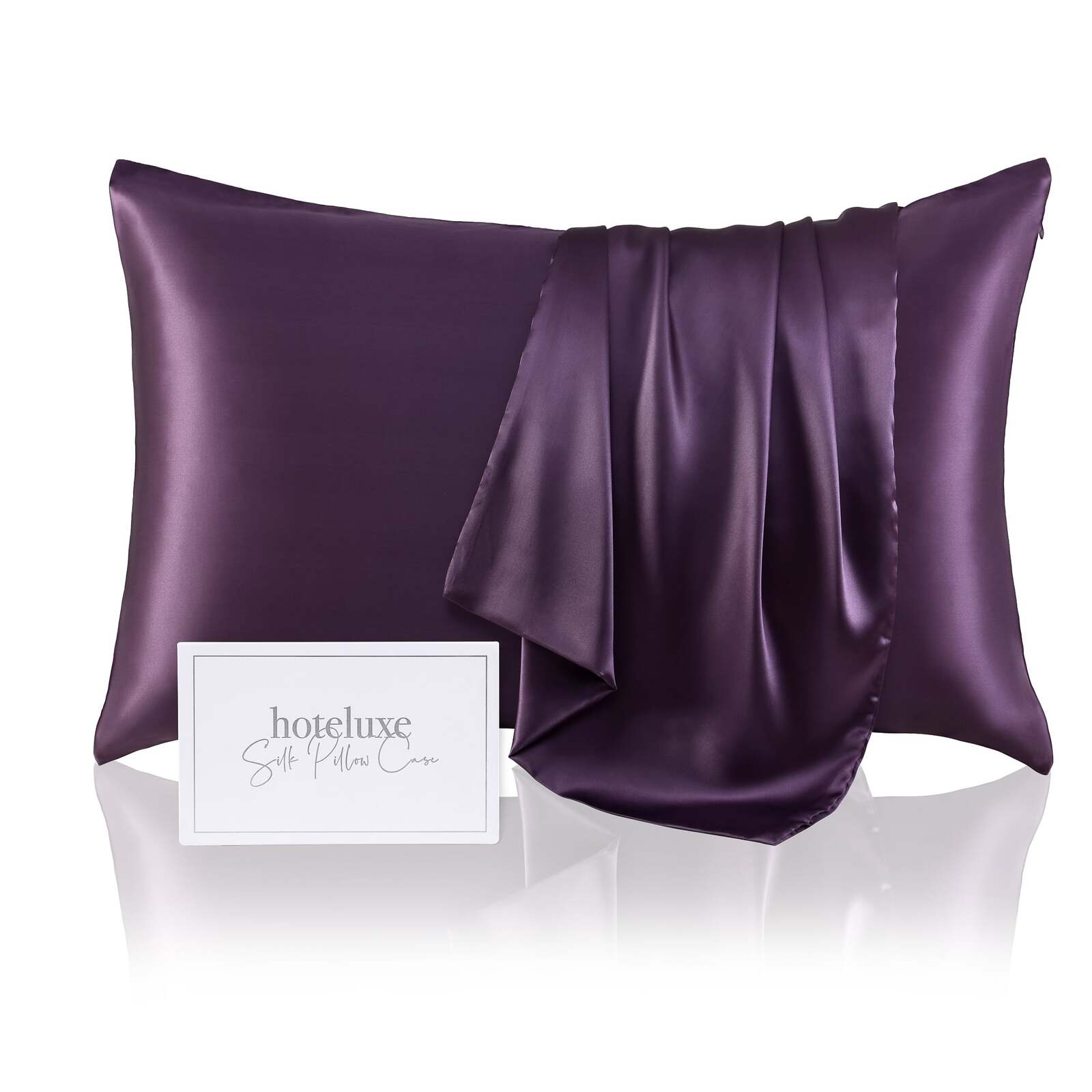 Image of Silk Pillowcase Purple