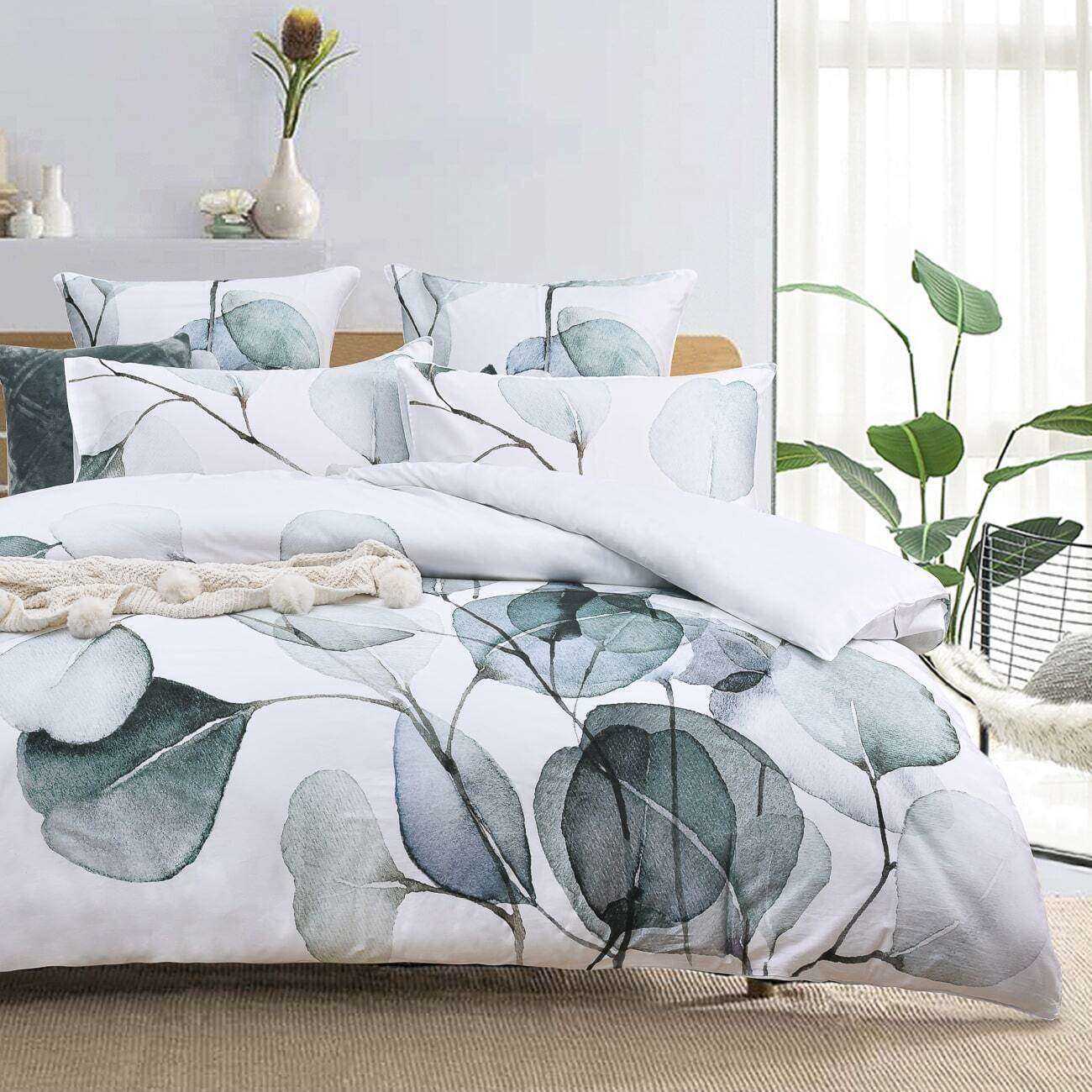 Image of Fawn Green Quilt Cover Set