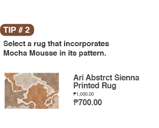 Ari Abstrct Sienna Printed Rug