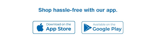 Shop hassle-free with our app.