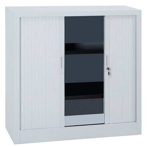 Lage roldeurkast set - Breedte 120 cm - Manutan Expert