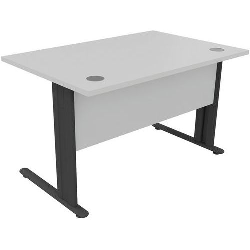 Secretária - Cinza-claro/Antracite - Manutan Expert