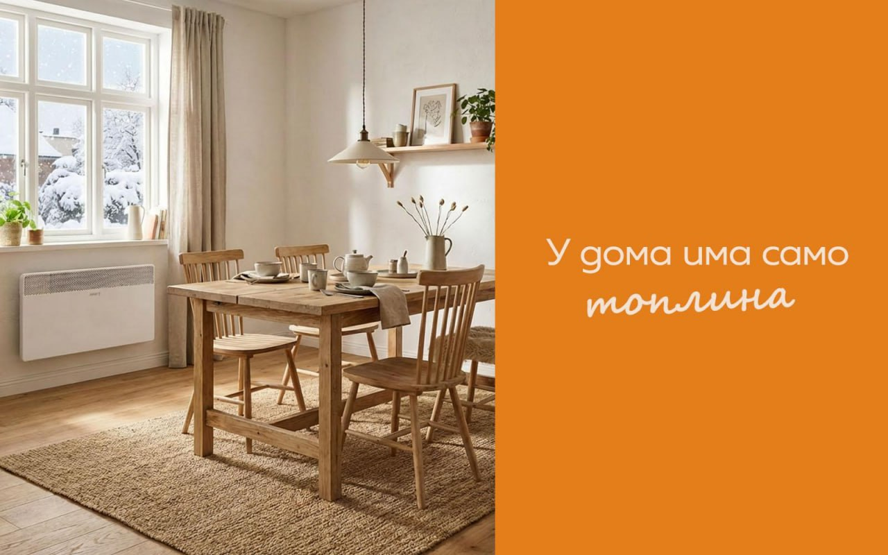 Удома има само топлина