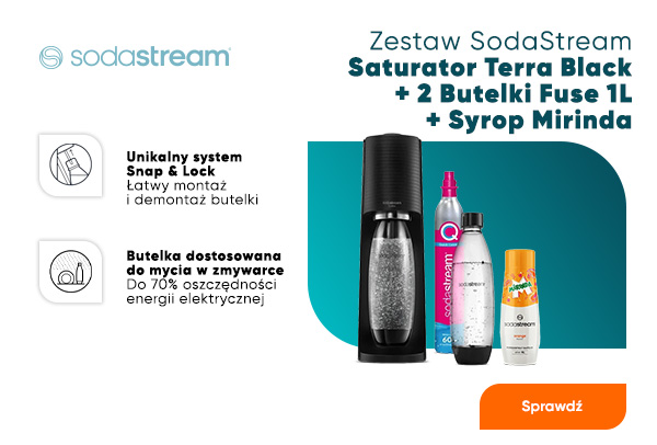 Zestaw SodaStream taniej o 90 zł!