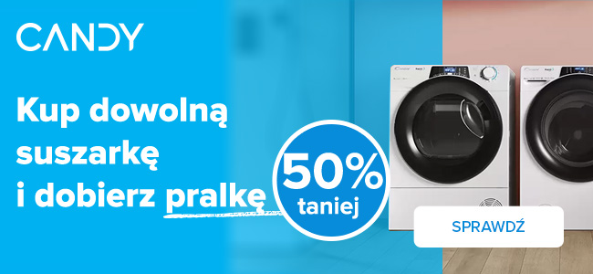 Kup suszarkę i dobierz pralkę 50% taniej!