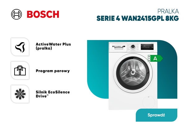 Pralka Bosch 500 zł taniej!