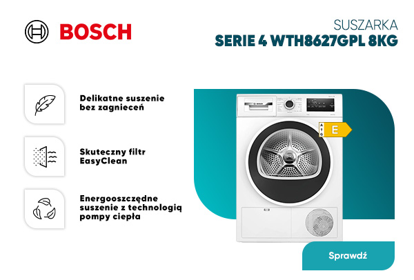 Suszarka Bosch aż 700 zł taniej!