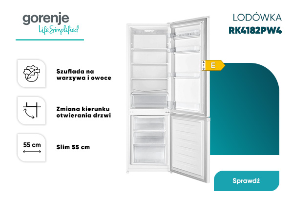 Lodówka Gorenje tylko 1299 zł