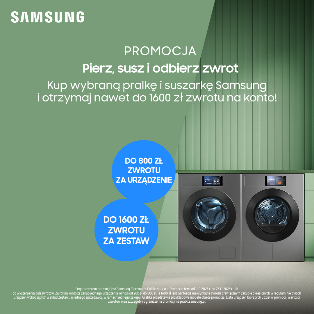 Pierz, susz i odbierz zwrot!