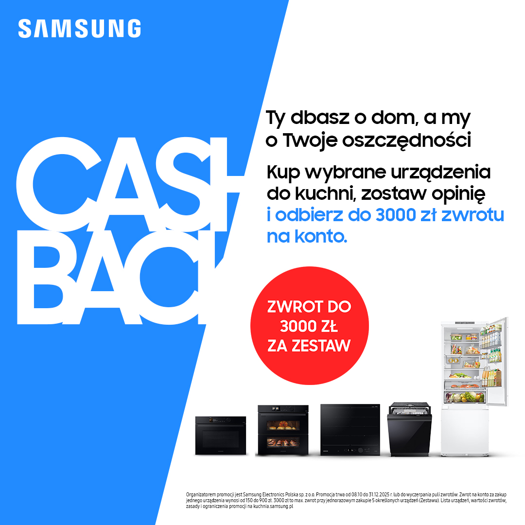 Cashback od Samsung!