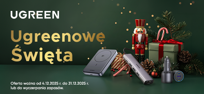 Akcesoria Ugreen w świątecznych cenach