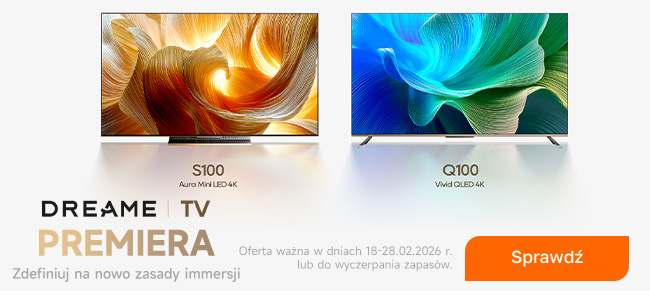 Premiera TV Dreame z voucherem na kolejne zakupy!