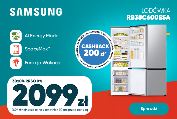 Lodówka Samsung RB38C600ESA za 2099 zł