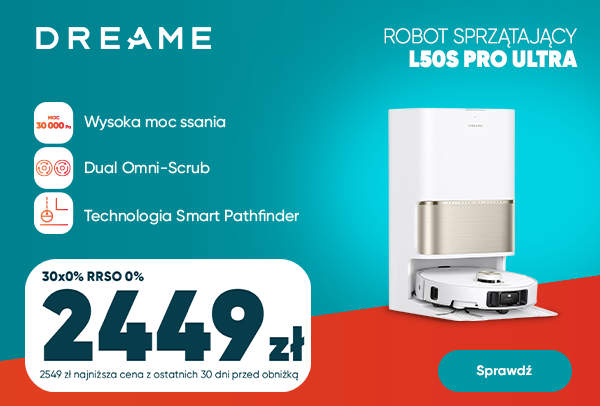 Robot sprzątający Dreame L50S Pro Ultra za 2449 zł