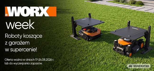 WORX week - robot koszący + garaż w supercenie!