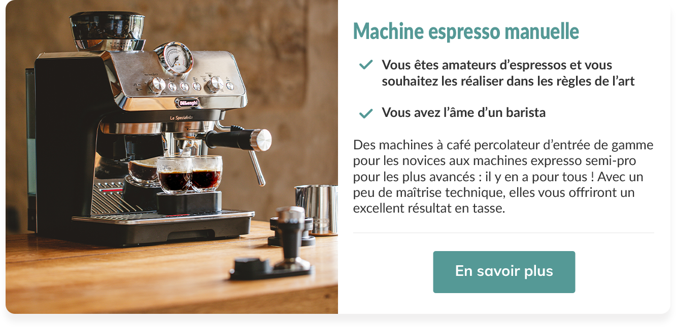 Pourquoi choisir une machine expresso manuelle ?